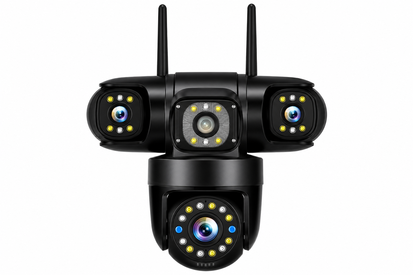 Q83D12 Outdoor Triple-Lens PTZ Security Camera | SightSys