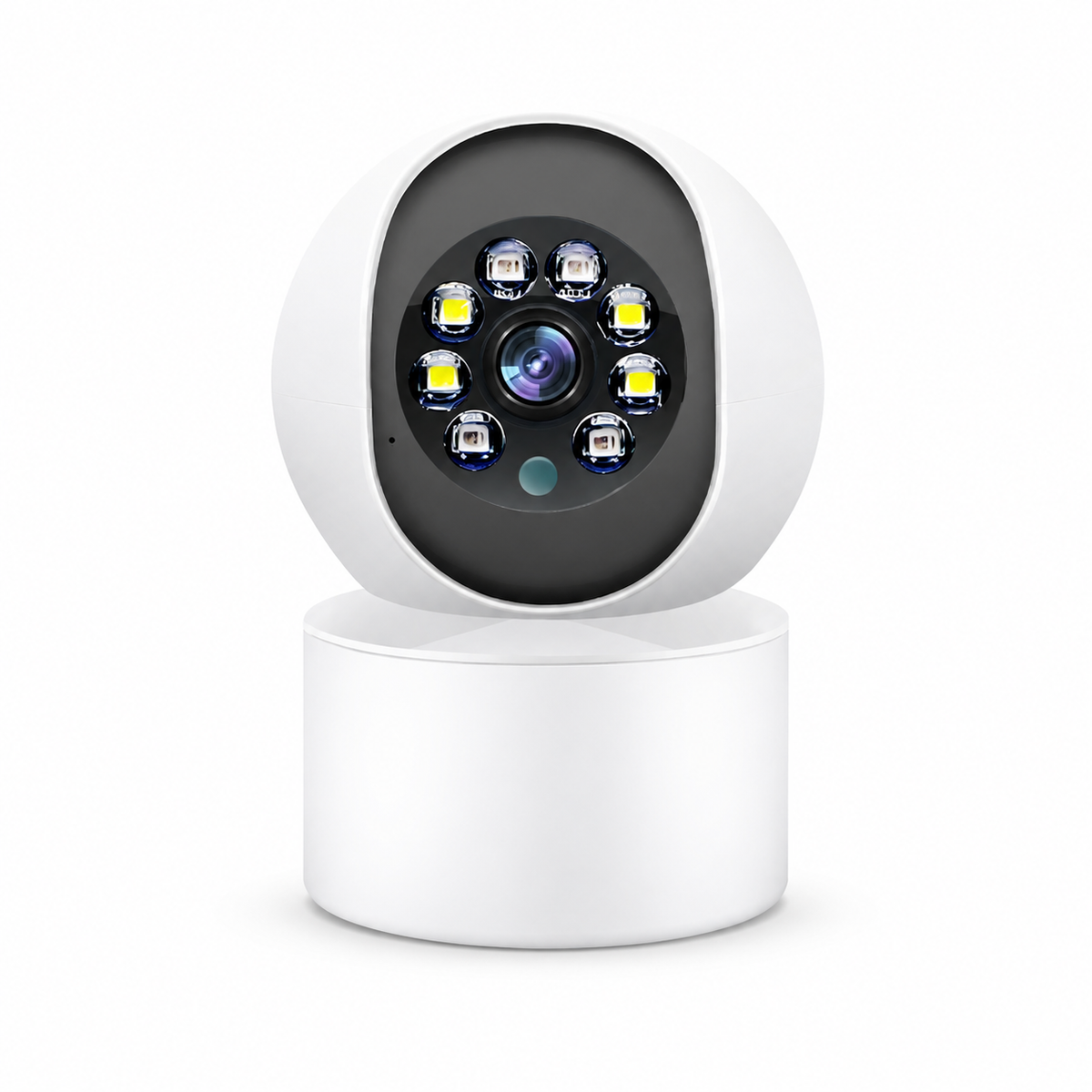 SHM-MY610EA-8 lights security camera - product view on white background